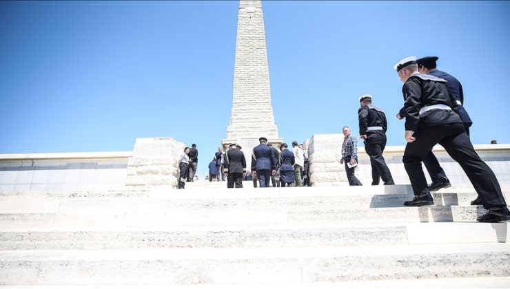 İngiliz Milletler Topluluğu Anıtı’nda Çanakkale Kara Savaşları’nın 108’inci yılı dolayısıyla tören düzenlendi