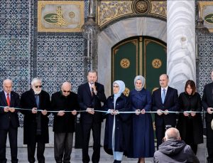 Erdoğan Topkapı Sarayı’nda restorasyonu tamamlanan birimlerin açılışını yaptı