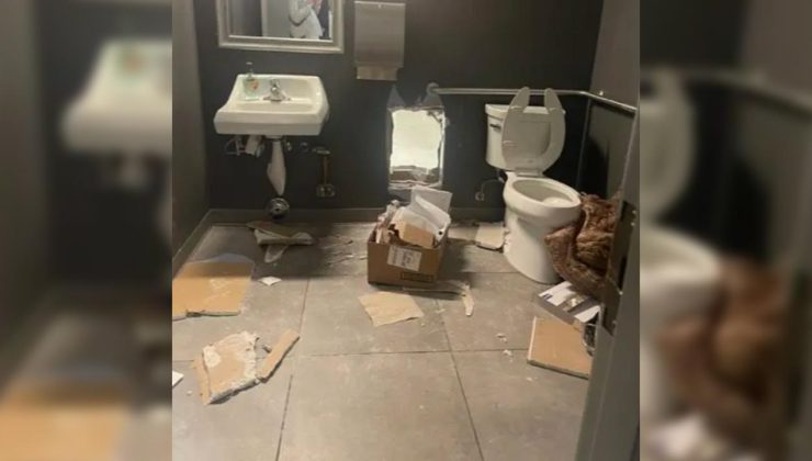 Hırsızlıkta son nokta: Tuvaletin duvarını delip 400’den fazla iPhone çaldılar