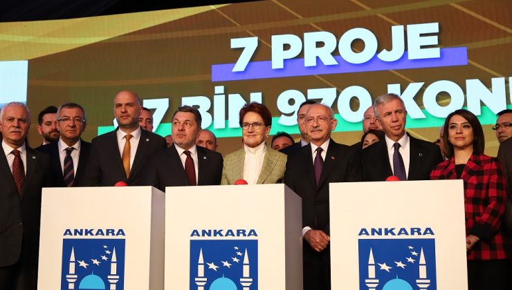 Kılıçdaroğlu, Akşener ve Yavaş Ankara’da Cumhur İttifakı’na yüklendi