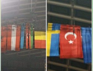 Ermenilerden bu kez yırtık bayrak provokasyonu!
