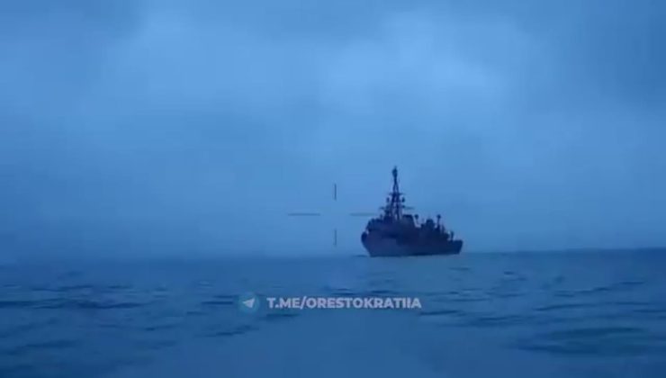 TürkAkım ve Mavi Akım’ı koruyan savaş gemisine saldırı girişimine ait yeni görüntüler yayınlandı