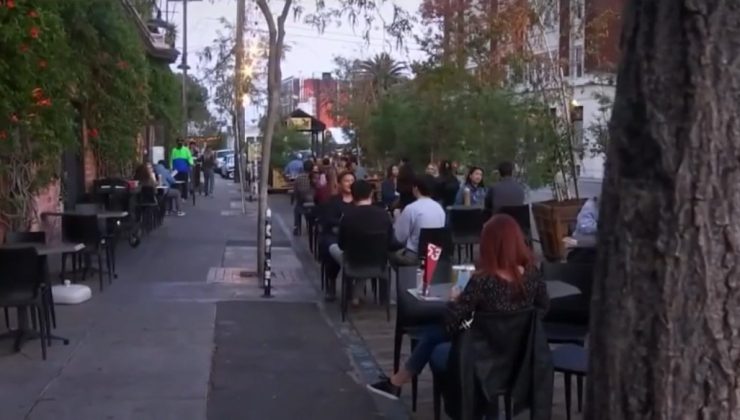 Los Angeles’ta restoranlar açık havada yemek servisi yapabilecek