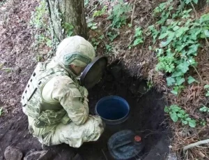 Amanos Dağları’nda terör örgütü PKK’ya ait depo bulundu