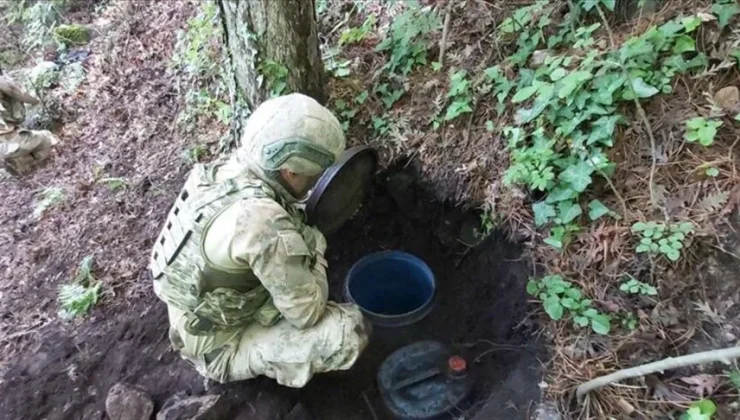 Amanos Dağları’nda terör örgütü PKK’ya ait depo bulundu