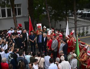 Gençlik ve Spor Bakanı Kasapoğlu, Mehter Marşlarıyla karşılandı