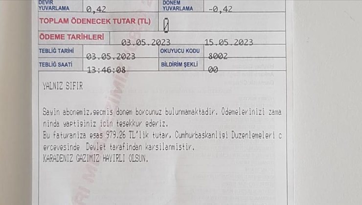 Bedelsiz doğal gaz tüketiminde faturalar yarın kesilmeye başlıyor