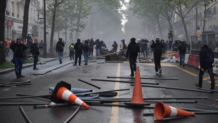 Fransa’da 1 Mayıs gösterilerinde bilanço ağır
