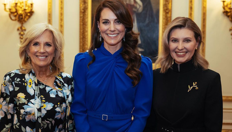 Kate Middleton, Kral Charles’ın taç giyme töreninden önce Jill Biden ve Olena Zelenska ile buluştu