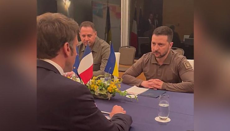 Macron ve Zelenskiy, Hiroşima’da görüştü