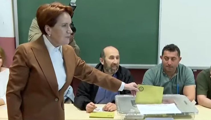 İYİ Parti Genel Başkanı Akşener oyunu Üsküdar’da kullandı