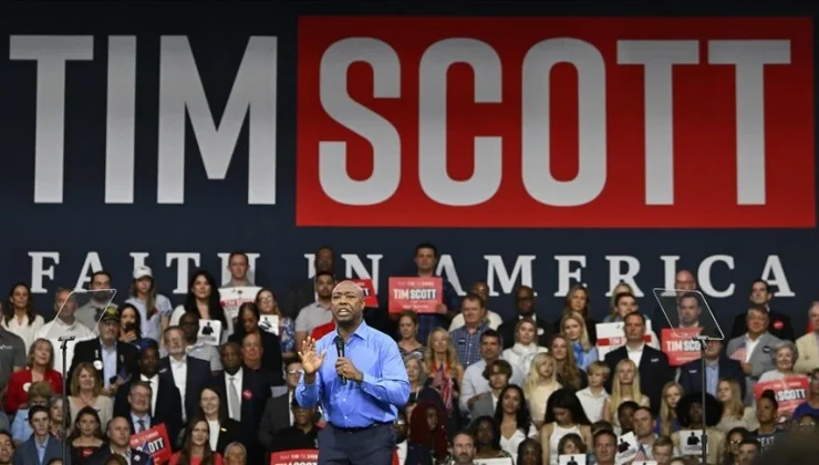 ABD’de tek siyahi Cumhuriyetçi Senatör Tim Scott 2024 başkanlık seçimlerine aday