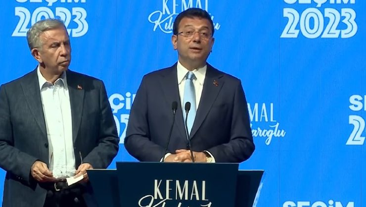 İmamoğlu ve Yavaş’tan yeni açıklama: Öndeyiz, seçimin ilk turda biteceğini öngörüyoruz