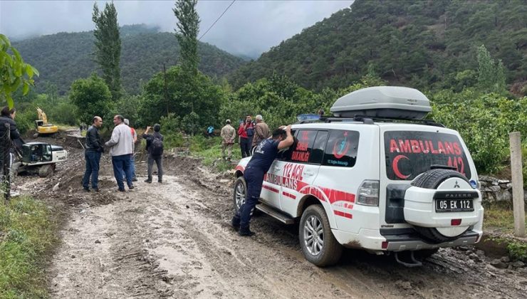 Amasya’da sel sularına kapılan 2 kişiden biri ölü bulundu