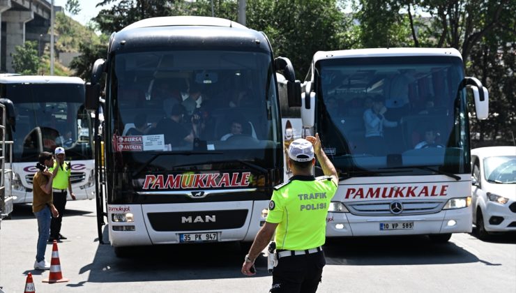 İstanbul otogarında bayram denetimi