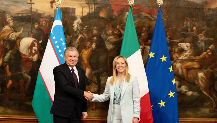 İtalya ile Özbekistan, stratejik ortaklık kurulmasına dair ortak deklarasyon imzaladı
