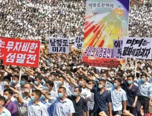 Kuzey Koreliler’den ABD karşıtı gösteri