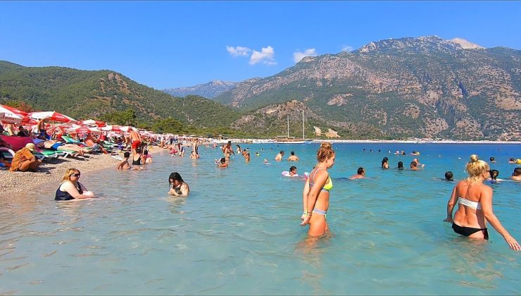 Muğla sahillerinde bayram tatili yoğunluğu yaşanıyor