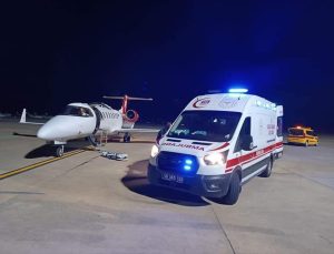 Salça kazanına düşen 2 yaşındaki bebek için ambulans uçak havalandı