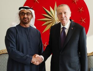 Cumhurbaşkanı Erdoğan BAE Devlet Başkanı Al Nahyan ile görüştü