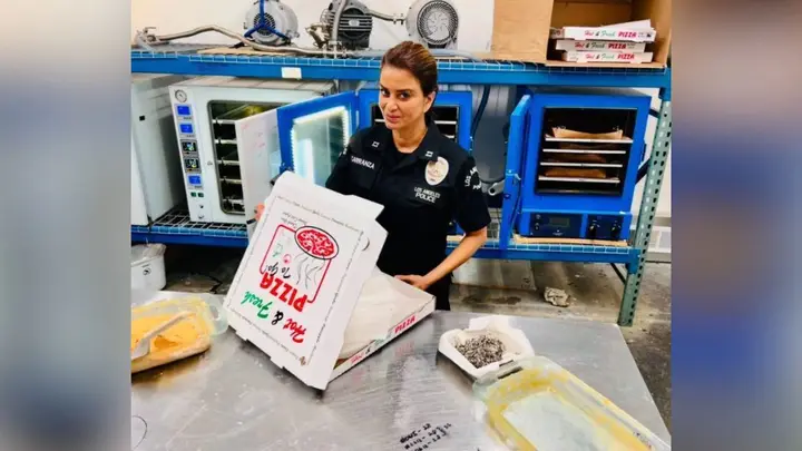 Los Angeles polisinden “pizzacı görünümlü uyuşturucu laboratuvarına” baskın