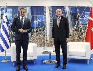 Cumhurbaşkanı Erdoğan ile Miçotakis NATO Zirvesinde bir araya gelecek