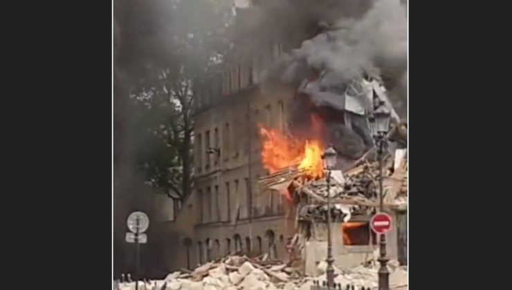 Paris’te gaz kaçağı kaynaklı patlama