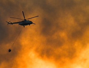 Yunanistan’da orman yangınında bir kişi hayatını kaybetti