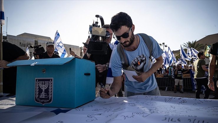 İsrail’de yüzlerce yedek asker, orduda hizmeti bıraktıklarını açıklayan dilekçeyi imzaladı