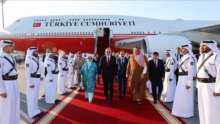 Cumhurbaşkanı Erdoğan Katar’da