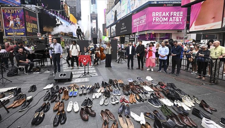 New York’un Times Meydanı’nda 15 Temmuz anma programı düzenlendi