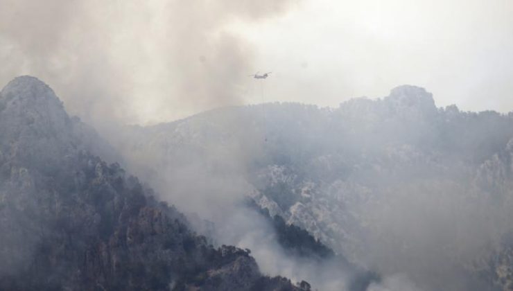 Kemer yangını 4. gününde: Havadan ve karadan müdahale sürüyor