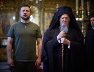 Zelenskiy’den, Fener Rum Patriği Bartholomeos’a ziyaret