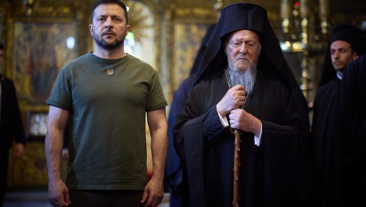 Zelenskiy’den, Fener Rum Patriği Bartholomeos’a ziyaret