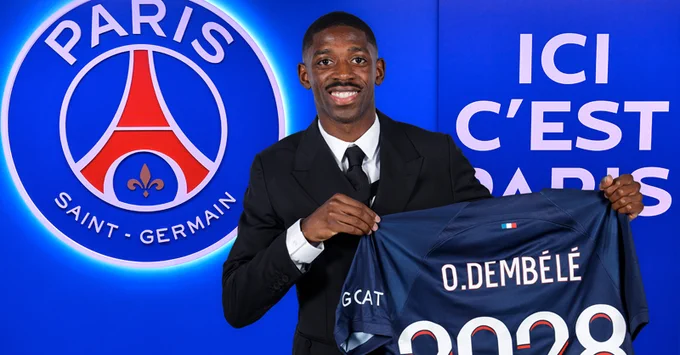 Ousmane Dembele artık PSG’li