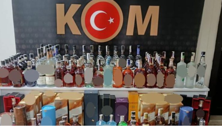 Bir evde 113 litre kaçak içki ele geçirildi