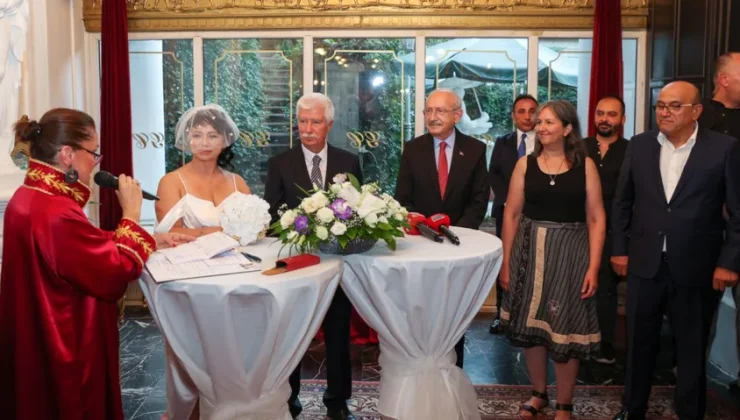 Faruk Bildirici ile Semra Topçu evlendi: Kılıçdaroğlu şahit oldu