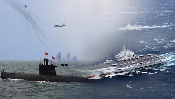 Tayvan’ın ABD ziyareti kriz çıkardı! Çin ordusu tatbikat için bölgeye 42 jet ve 8 savaş gemisi gönderdi
