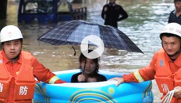 Çin’de sel felaketi: 21 kişi hayatını kaybetti! Görüntüler şoke etti