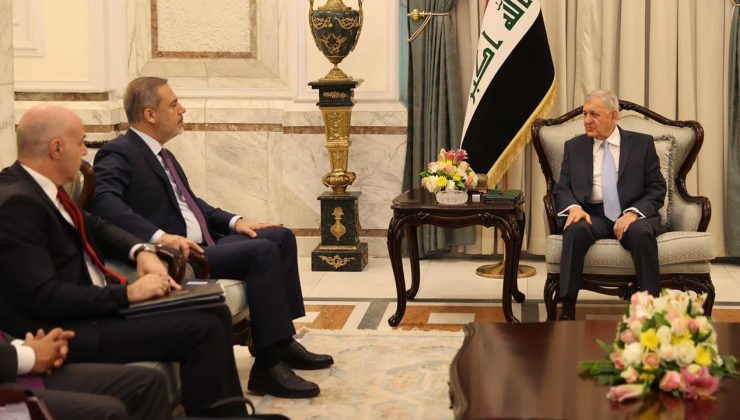 Dışişleri Bakanı Fidan, Irak Cumhurbaşkanı ile görüştü