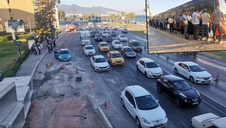 İzmir’de trafik durma noktasına geldi!