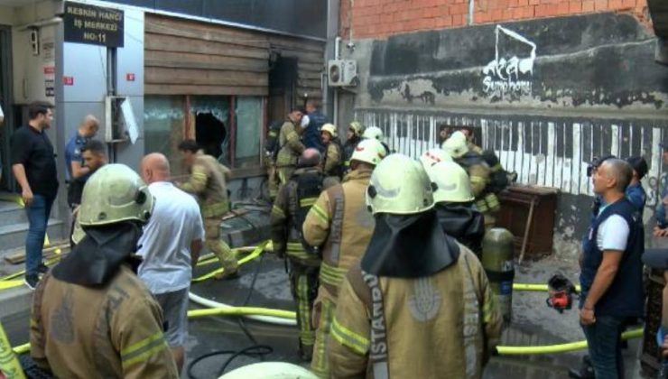 Kadıköy’de korku evinde yangın çıktı