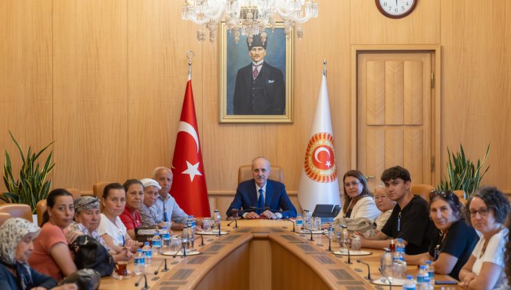 Akbelen köylüleri, Meclis Başkanı Kurtulmuş’la görüştü