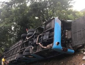 Meksika’da otobüs kazası: 18 ölü