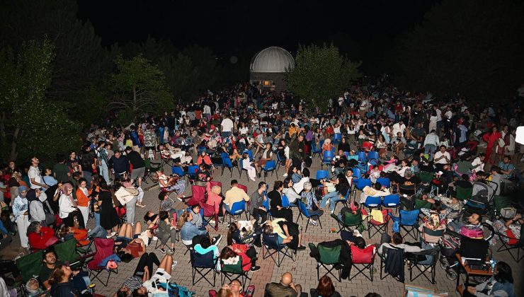 Meteor yağmurunu izlemek isteyenler rasathanede buluştu