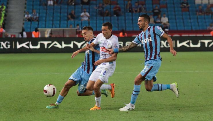 Trabzonspor evinde Çaykur Rizespor’a mağlup oldu
