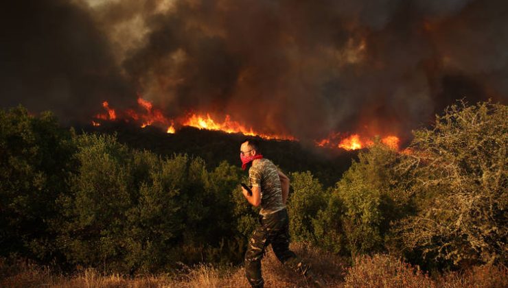 Yunanistan yangınlarında kundaklama şüphesi