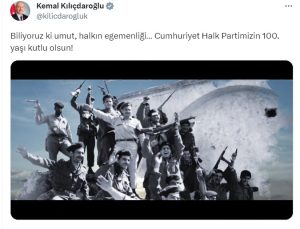 Kılıçdaroğlu’nun paylaştığı videoda EOKA fotoğrafı kullanıldı, kriz çıktı