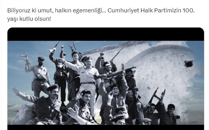 Kılıçdaroğlu’nun paylaştığı videoda EOKA fotoğrafı kullanıldı, kriz çıktı