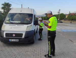 Muğla’daki denetimlerde 41 okul servis aracı trafikten men edildi